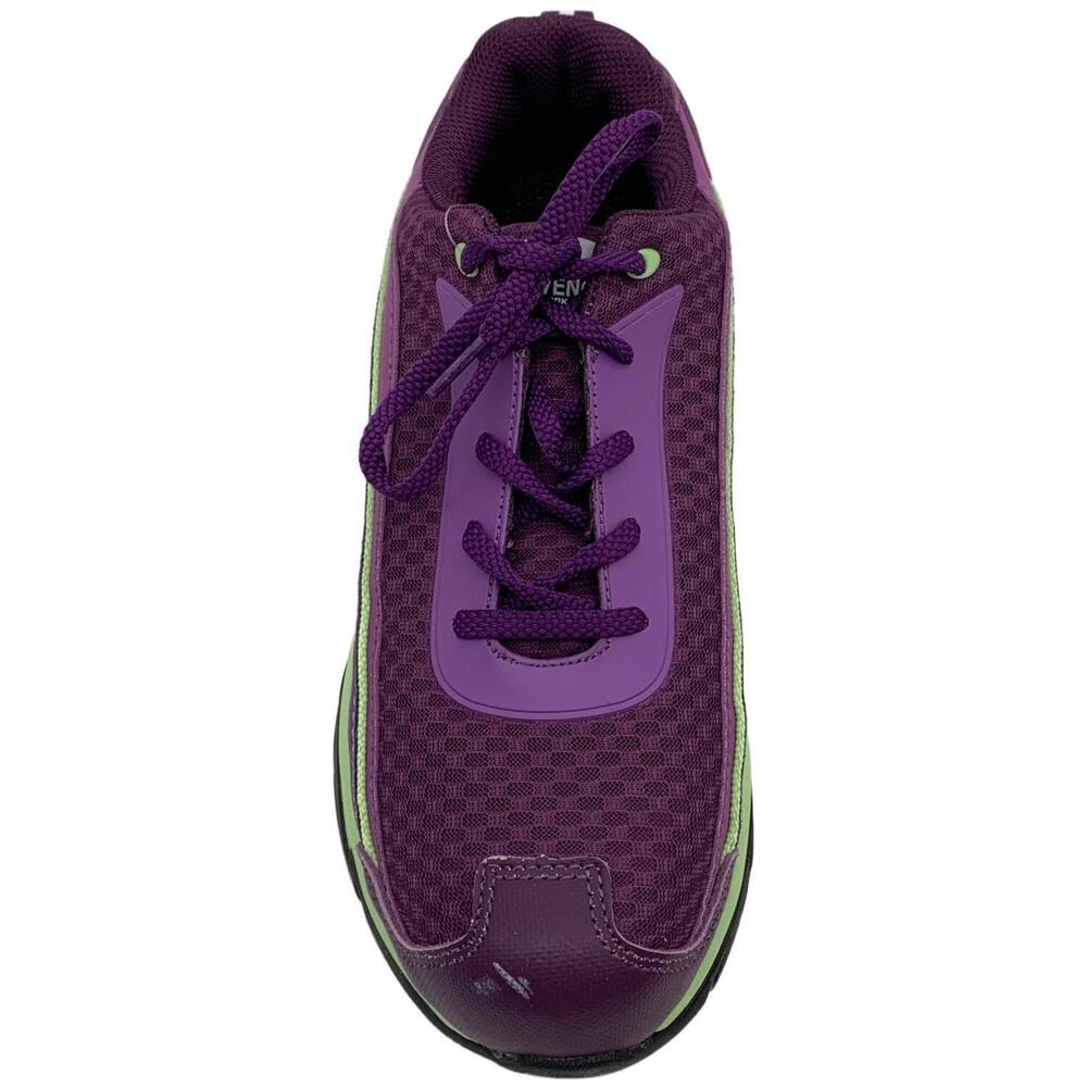Avenger Women's A1010 Electra CT Work Boots Purple/Green - Wide - Picture 2 of 3
